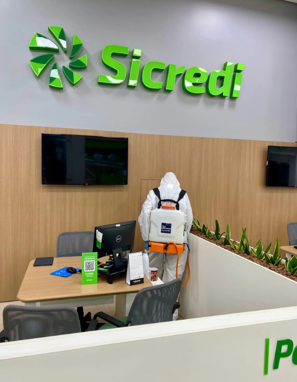 Serviço de Dedetização no Banco Sicredi